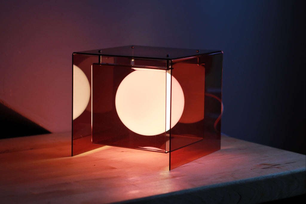 Tesseract Lamp (Pomegranate)