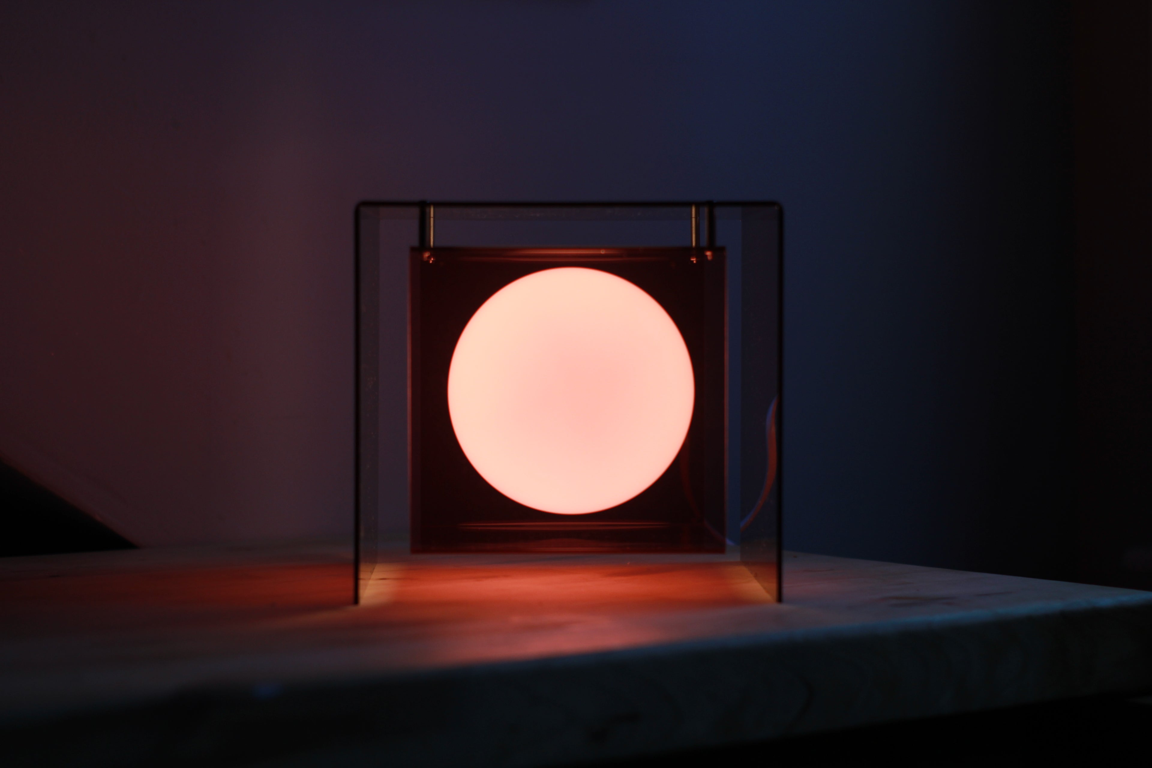 Tesseract Lamp (Pomegranate)